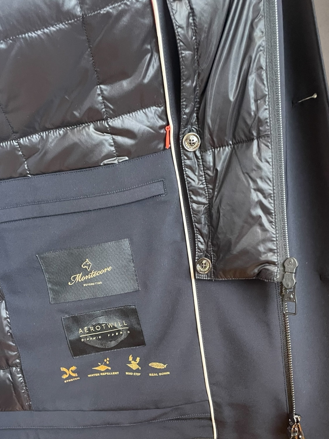 Double-breasted Jacket Padded With Light Down
