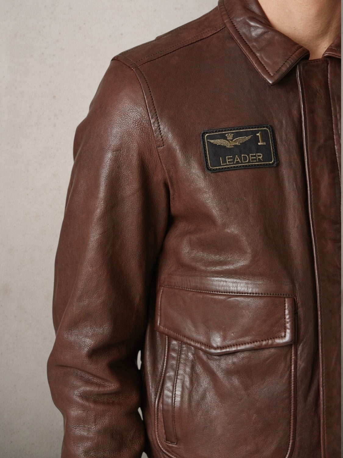 Pilot Leather Jacket - Vaturi