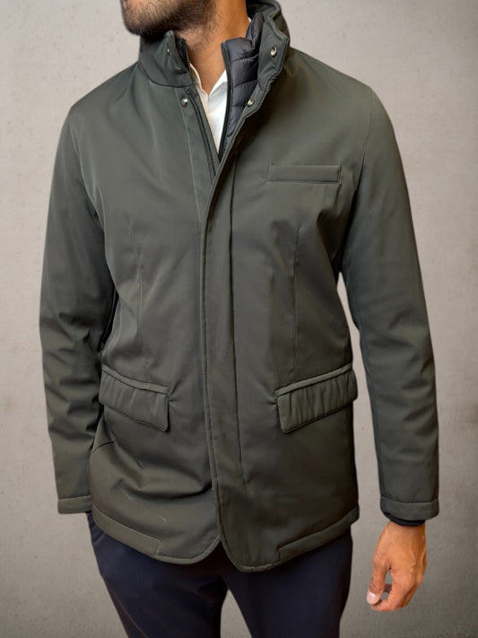 Green Jacket  Detachble  Lauri