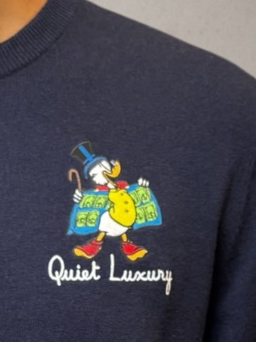 Crew Neck Sweater Uncle Scrooge Quiet Luxury