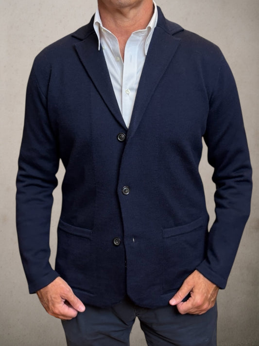 Ron Cardigan Jacket  Navy
