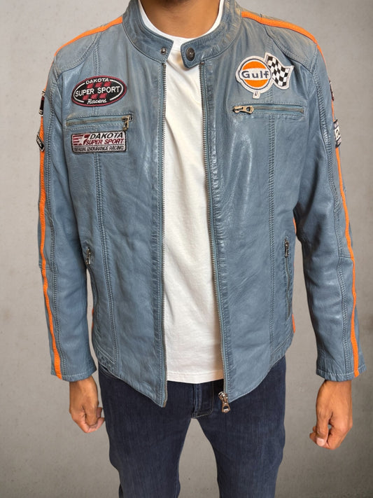 Light Blue Biker