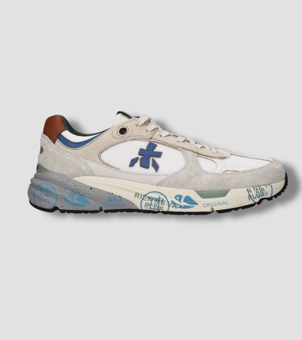 Sneakers Mase25 8110 White Grey - Vaturi
