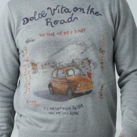 Sweater Light Blue Dolce Vita On The Road