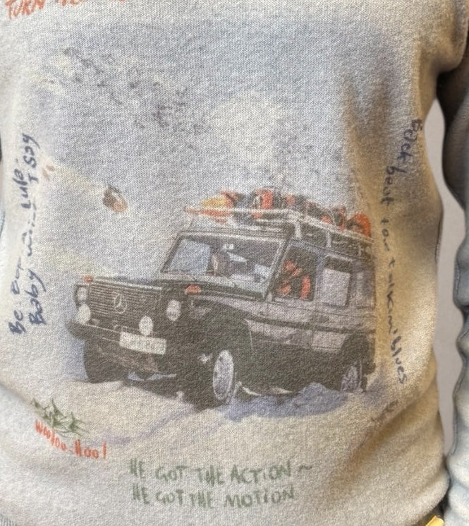 Sweater Light Blue Walk Of Life