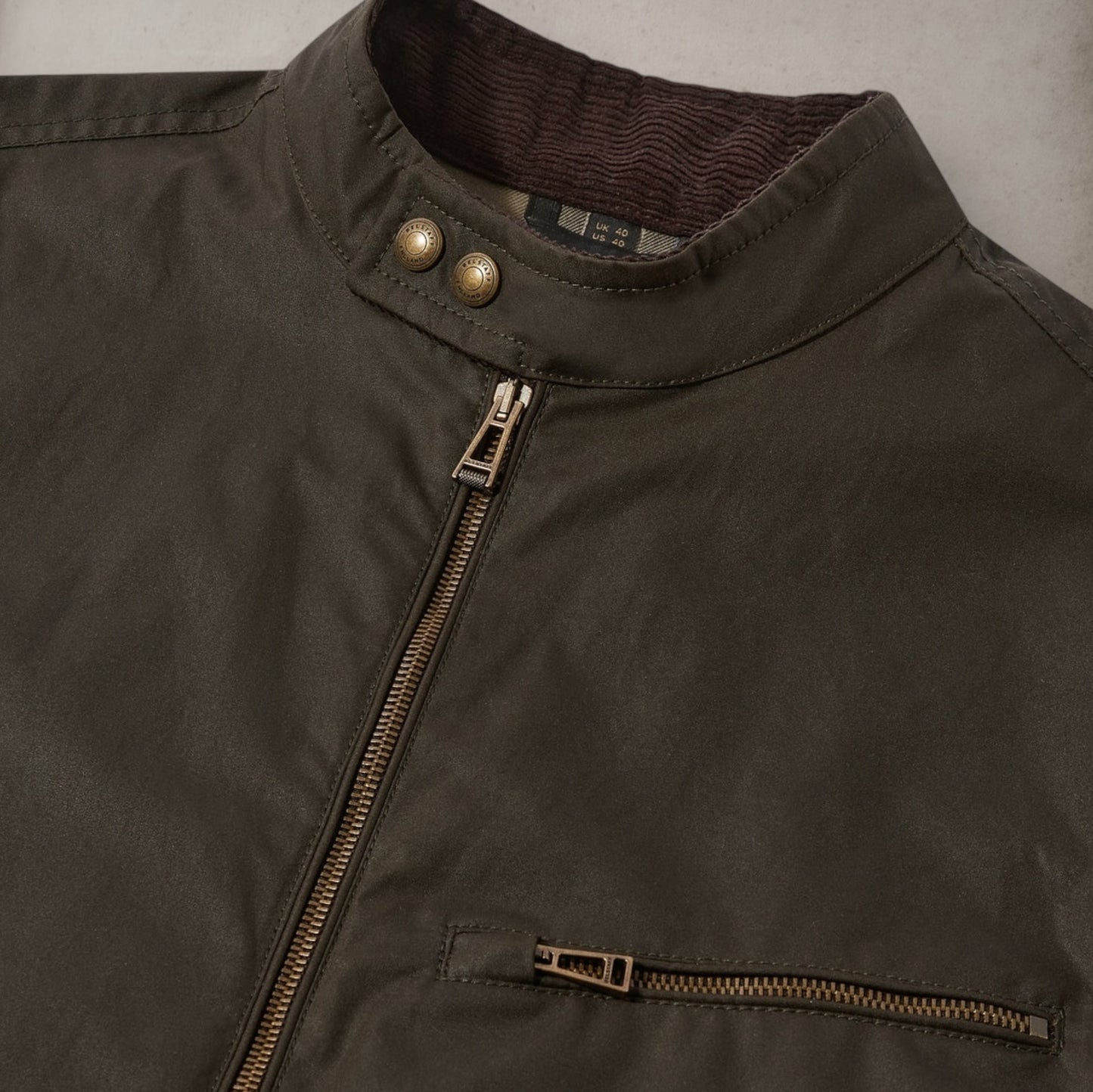 Walkham Jacket Waxed Cotton Olive Green