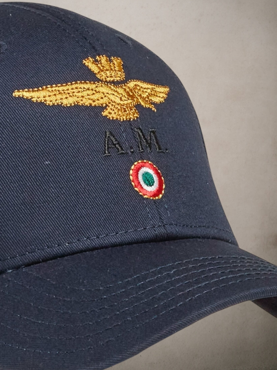 Navy  Cotton Hat Aquila Turrita