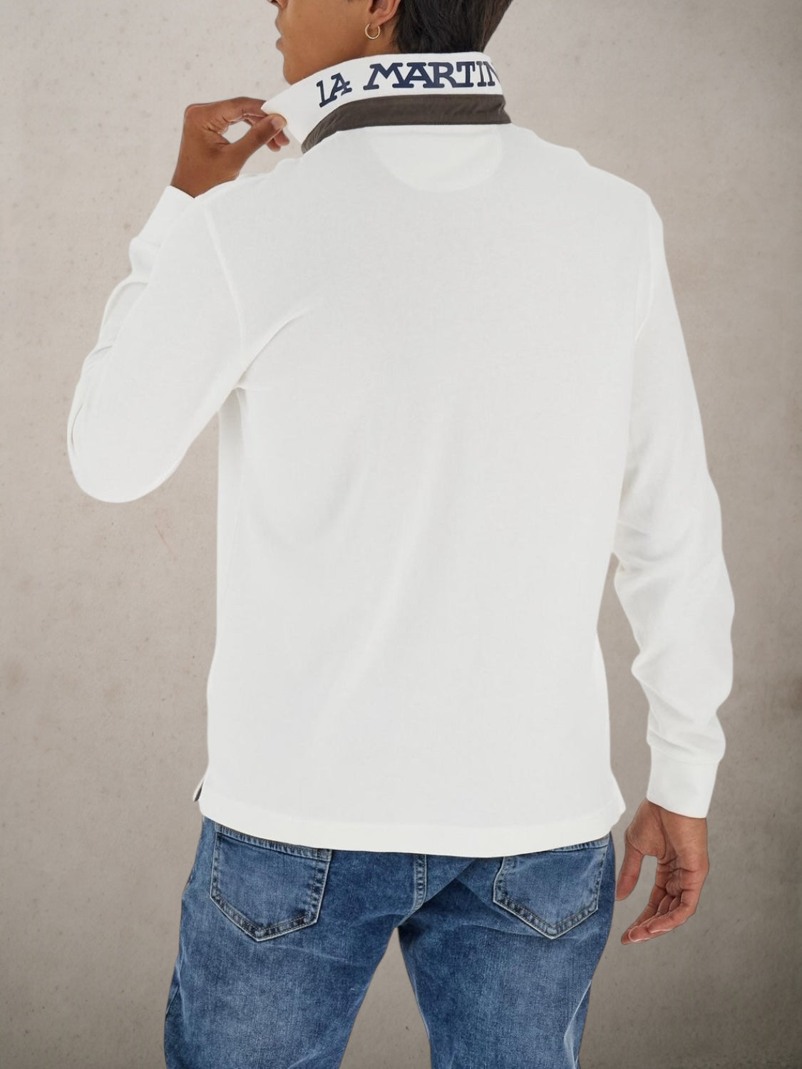 Off White Polo soft-touch logo - Beato