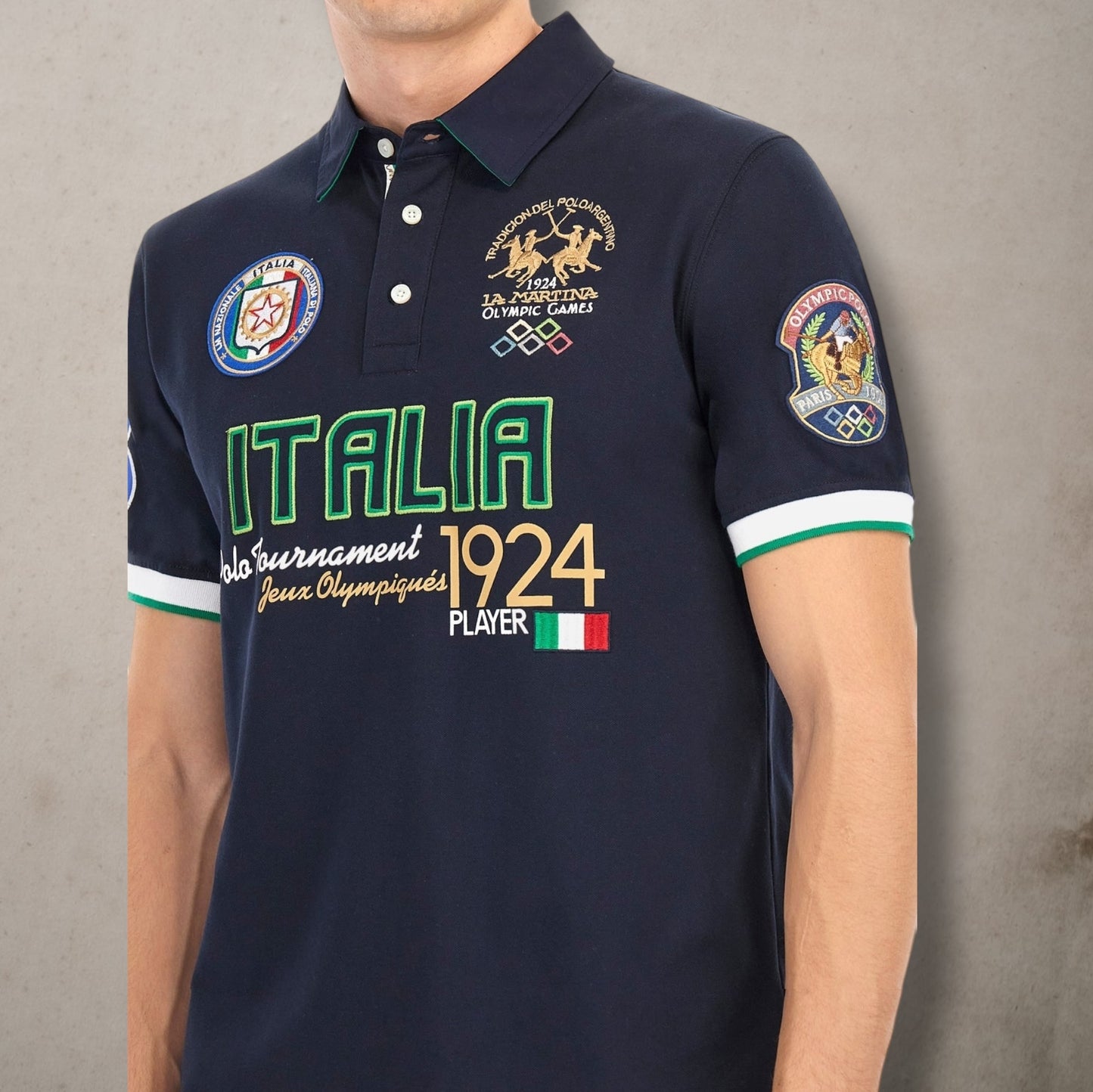 Polo in Strech Pique With Regular Fit - Armand