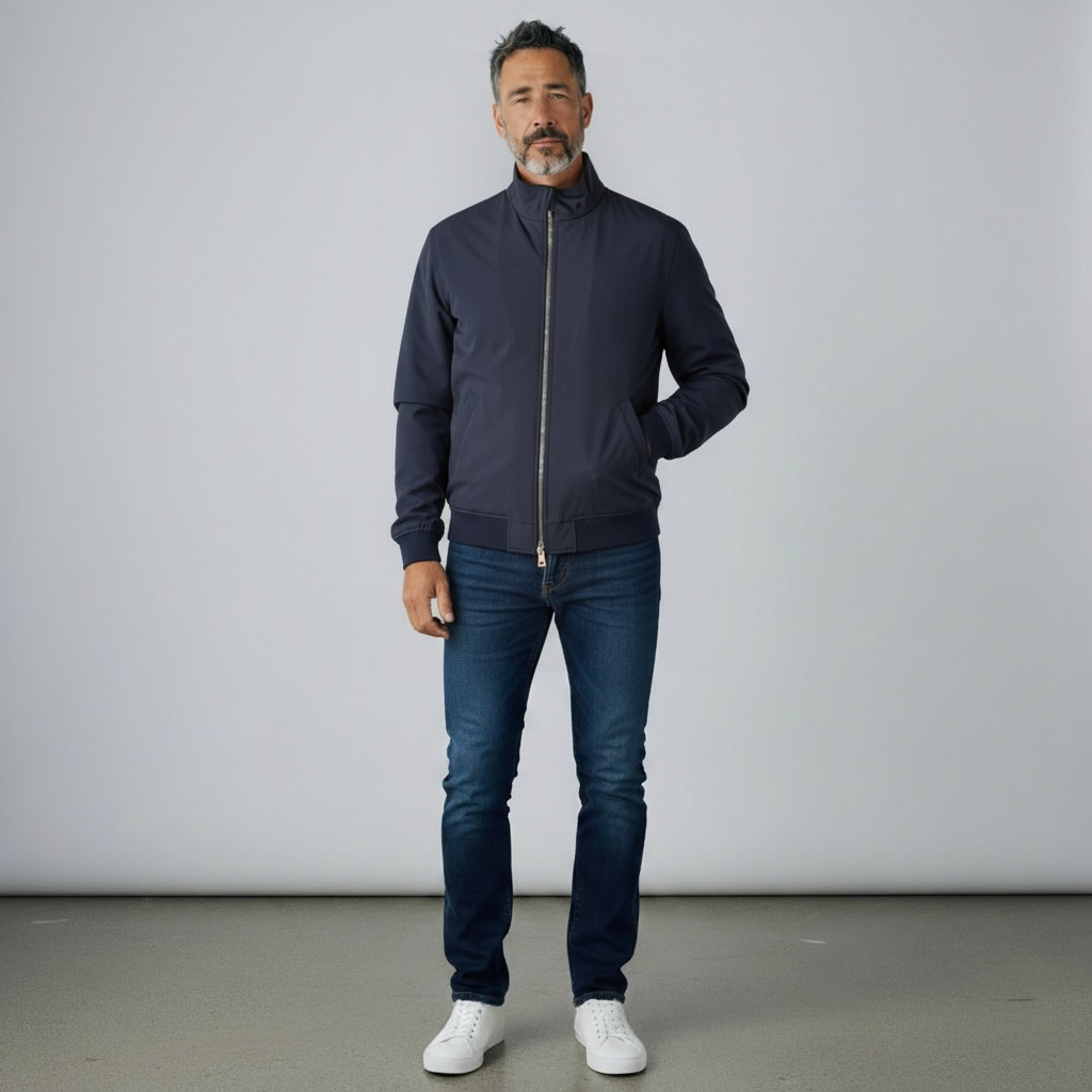 Tobia Brown Leather reversible Jacket - Vaturi