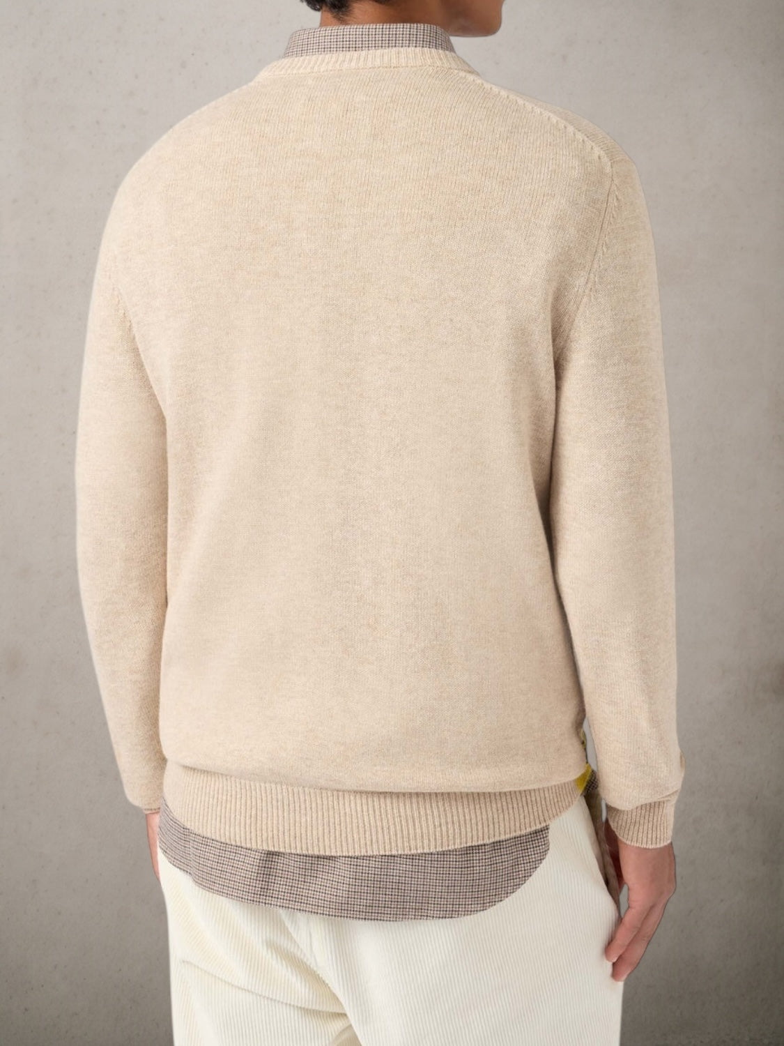 Crewneck Beige Scrooge Courchevel Sweater