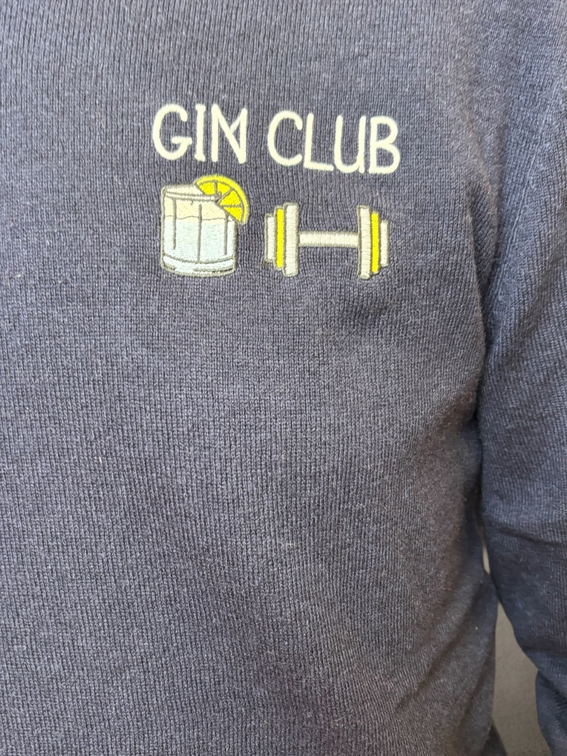 Crewneck Navy Gin Club Sweater