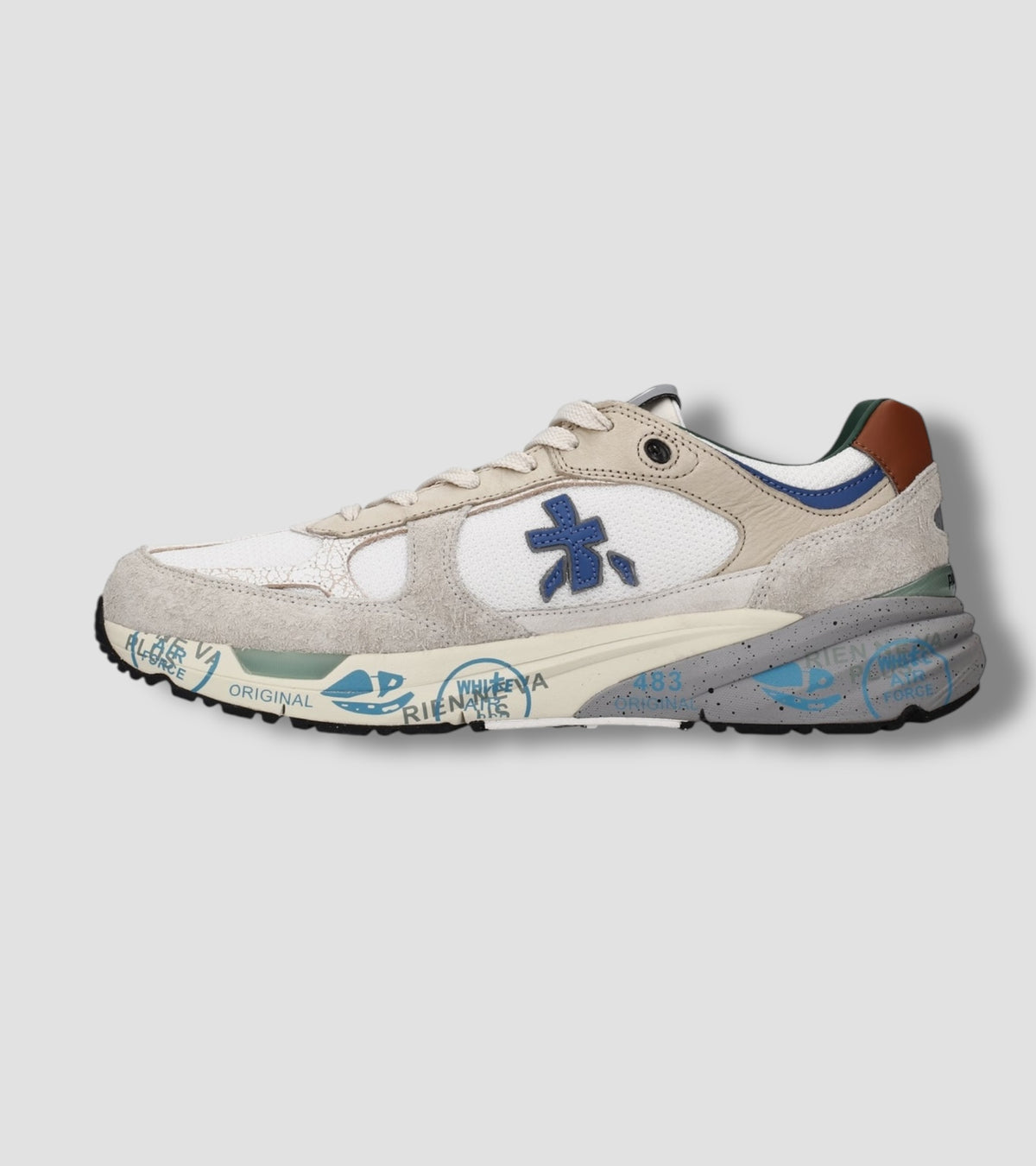 Sneakers Mase25 8110 White Grey - Vaturi