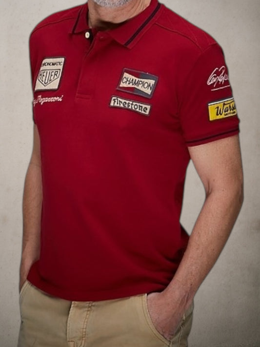 Regazzoni Monza 1970 Red Polo