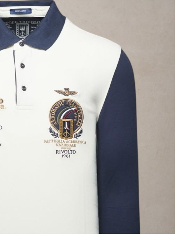 313 Embroidered Frecce Tricolori polo shirt
