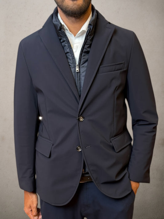 Navy Blazer   Detachble Lury