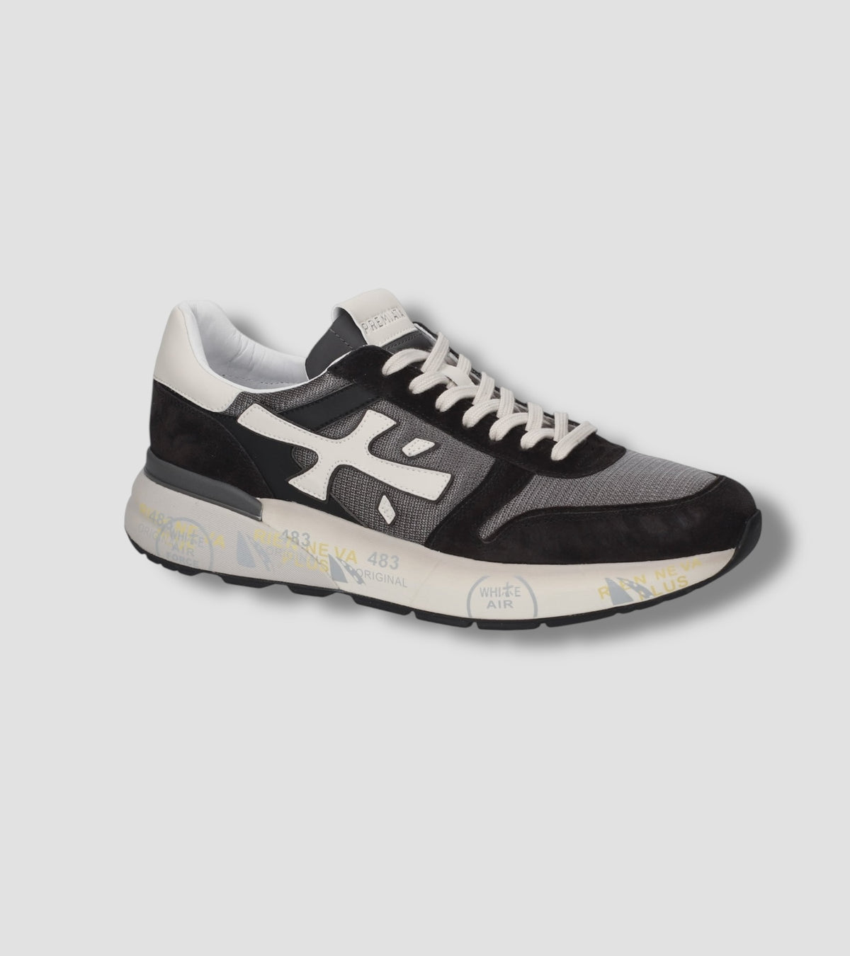 Sneakers Mick 8085 Grey Black - Vaturi