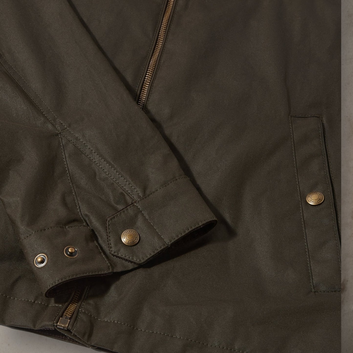 Walkham Jacket Waxed Cotton Olive Green