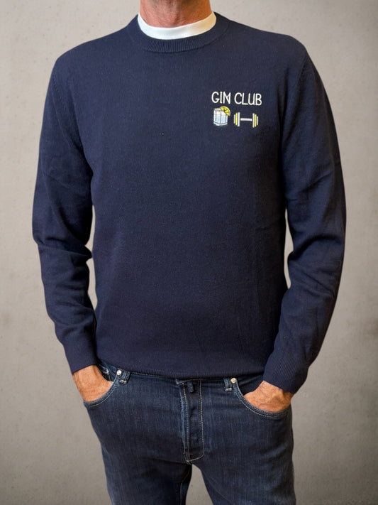 Crewneck Navy Gin Club Sweater