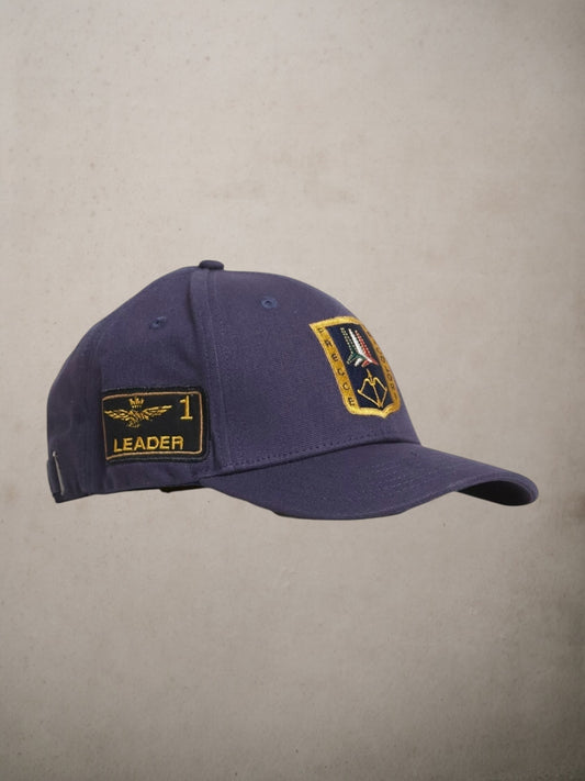 Navy  Cotton Hat Frecce