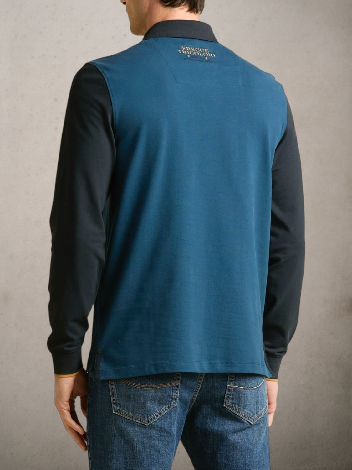 313 Embroidered Frecce Tricolori Navy polo shirt