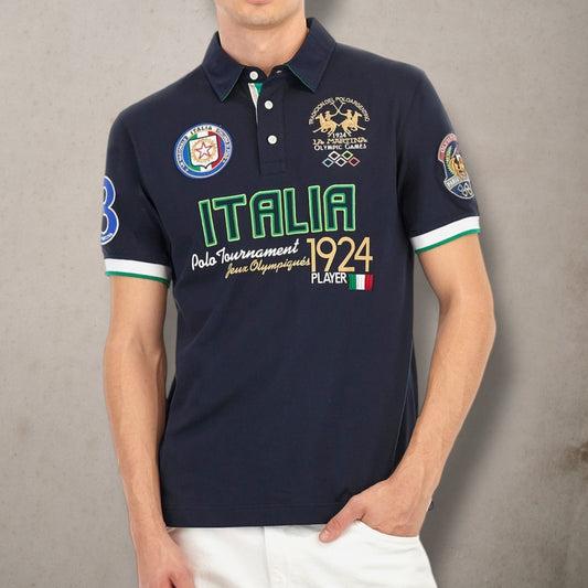 Polo in Strech Pique With Regular Fit - Armand