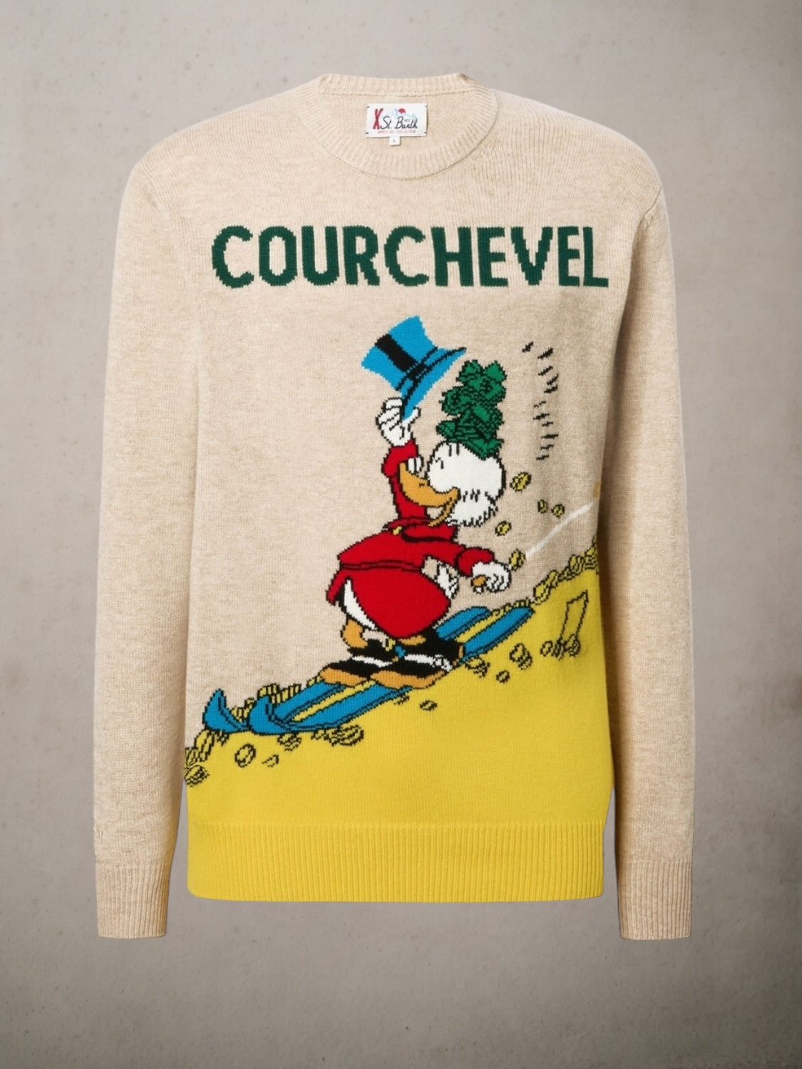 Crewneck Beige Scrooge Courchevel Sweater