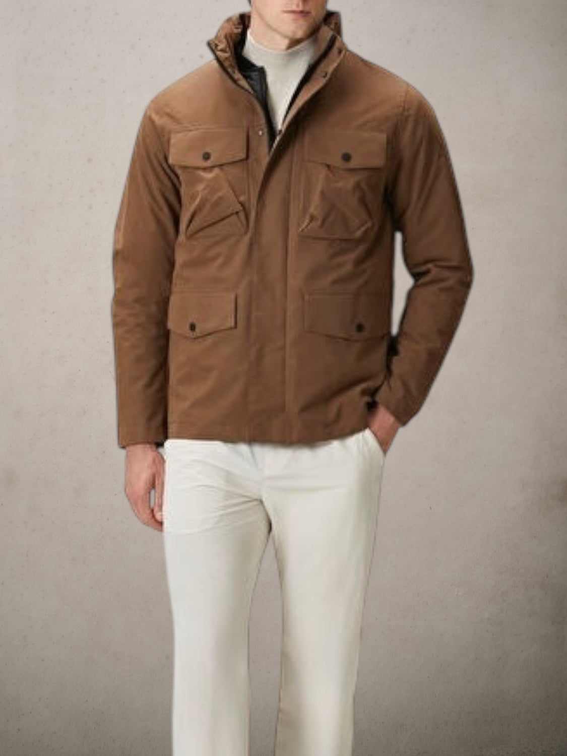 Anzai Field Jacket  Hazelnut