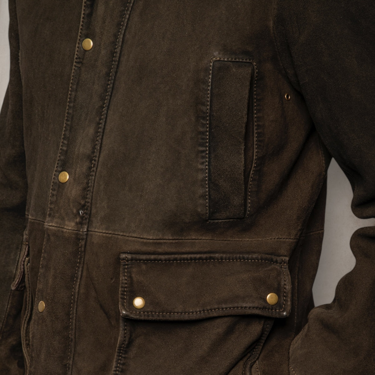 Balmoral Brown Leather Jacket - Vaturi