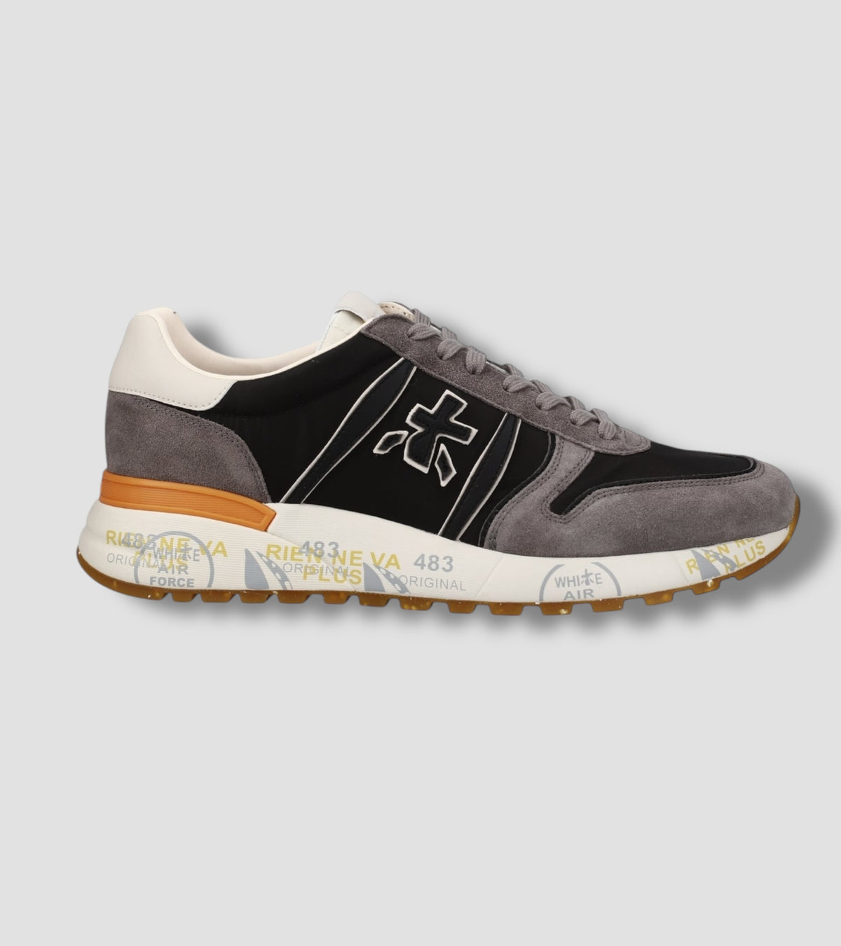 Sneakers Lander 7207 Grey Black - Vaturi