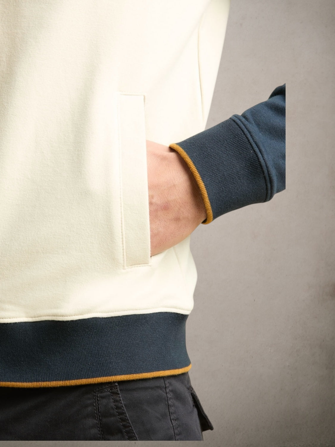 Frecce Tricolori Embroidered Sweatshirt Ice/Navy