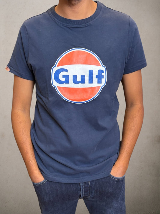Navy Logo Gulf T-shirt