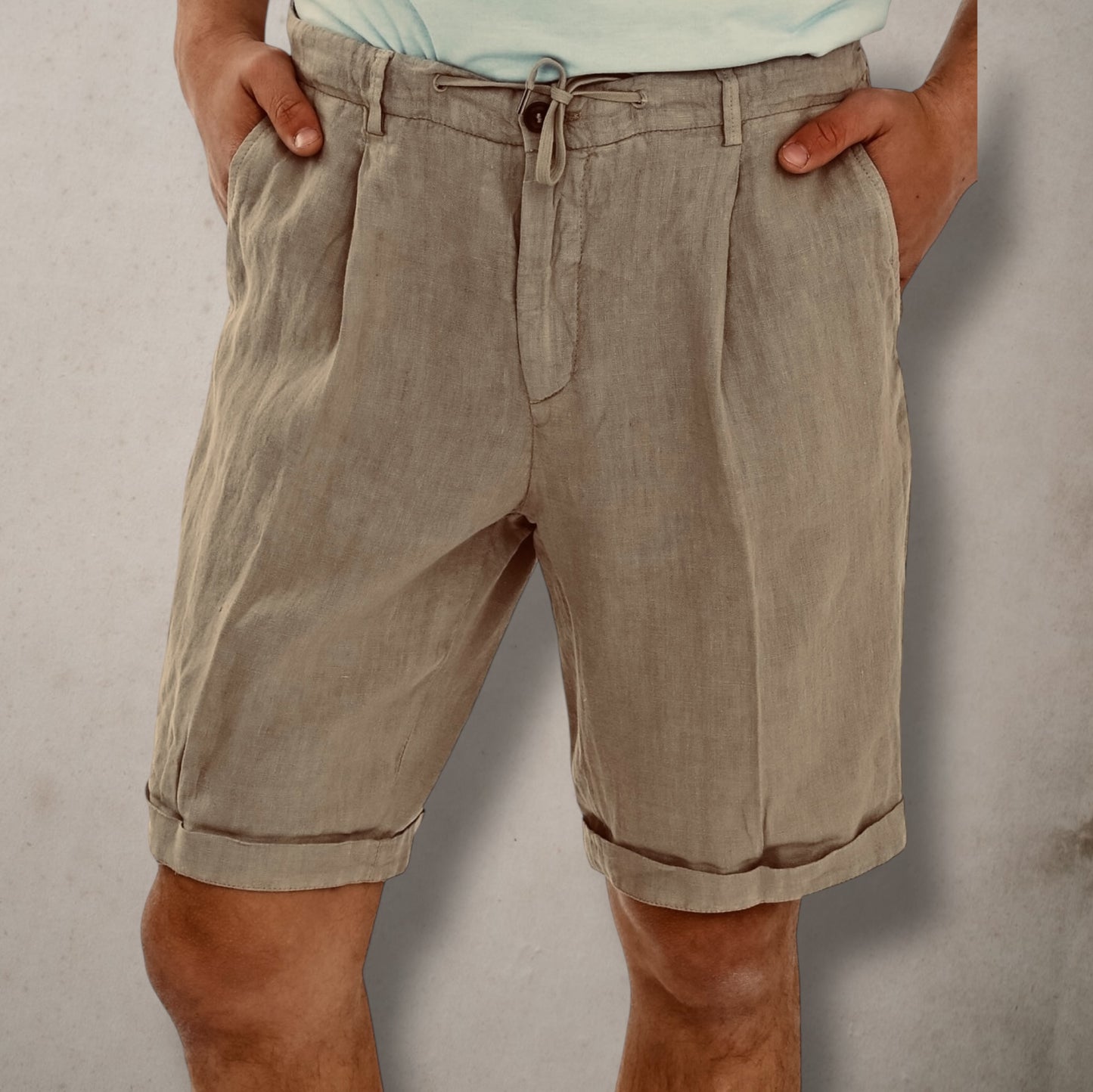 Bermuda Short Linen Cachi - Vaturi