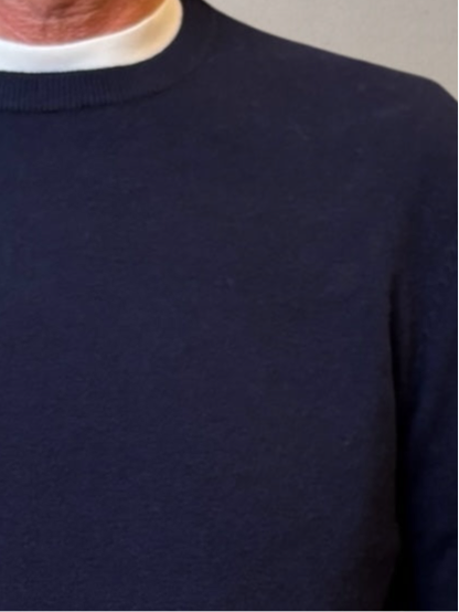 Crewneck Navy Sweater
