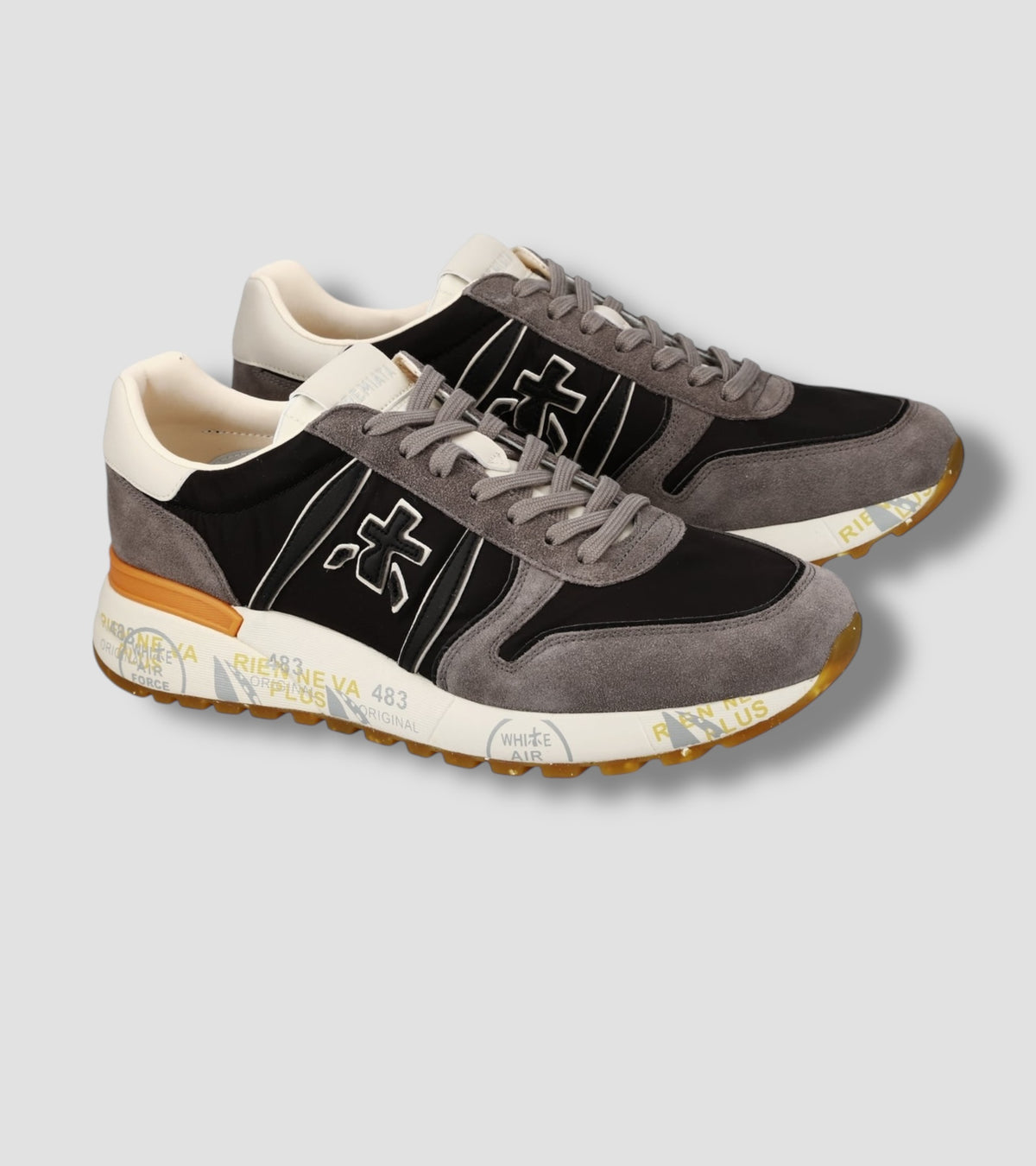 Sneakers Lander 7207 Grey Black - Vaturi