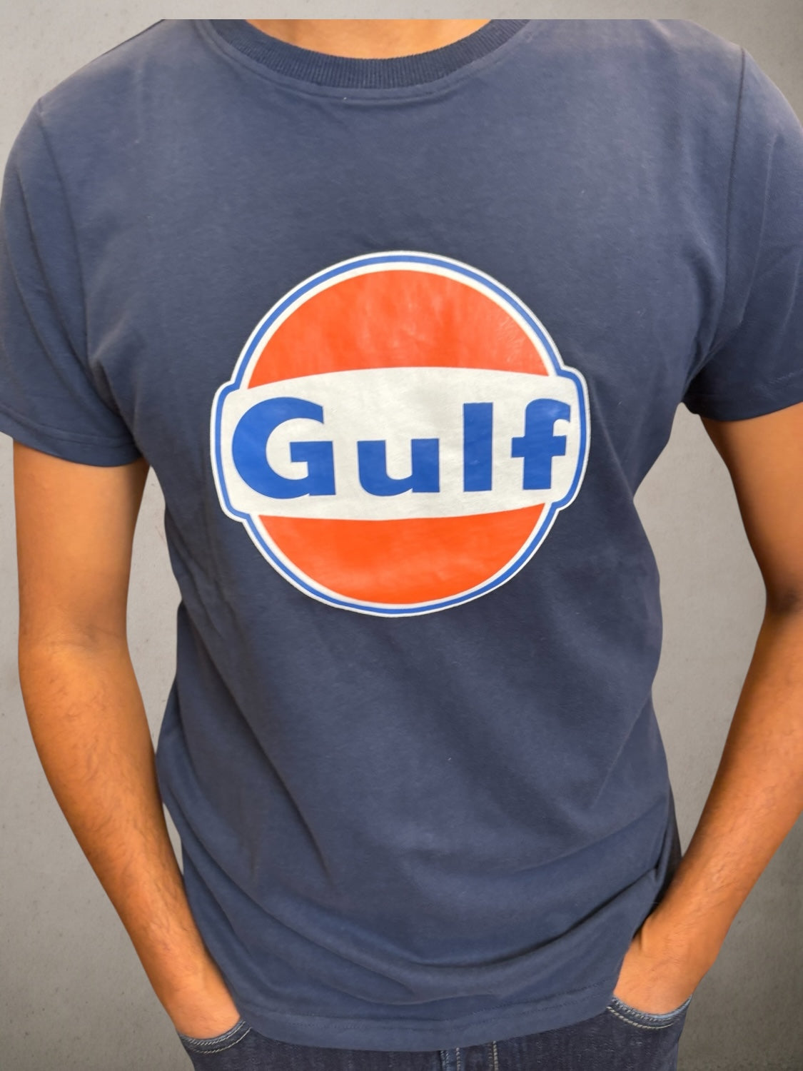 Navy Logo Gulf T-shirt