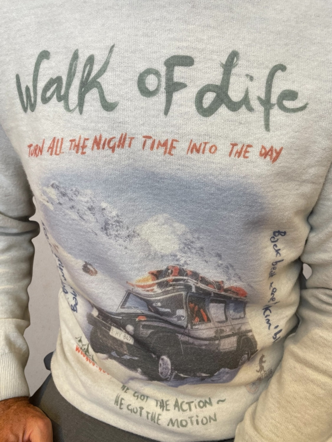 Sweater Grey Walk Of Life