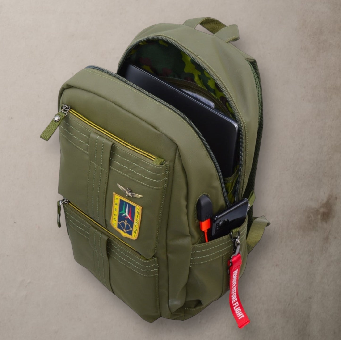 Zaino Porta Pc Grande Verde