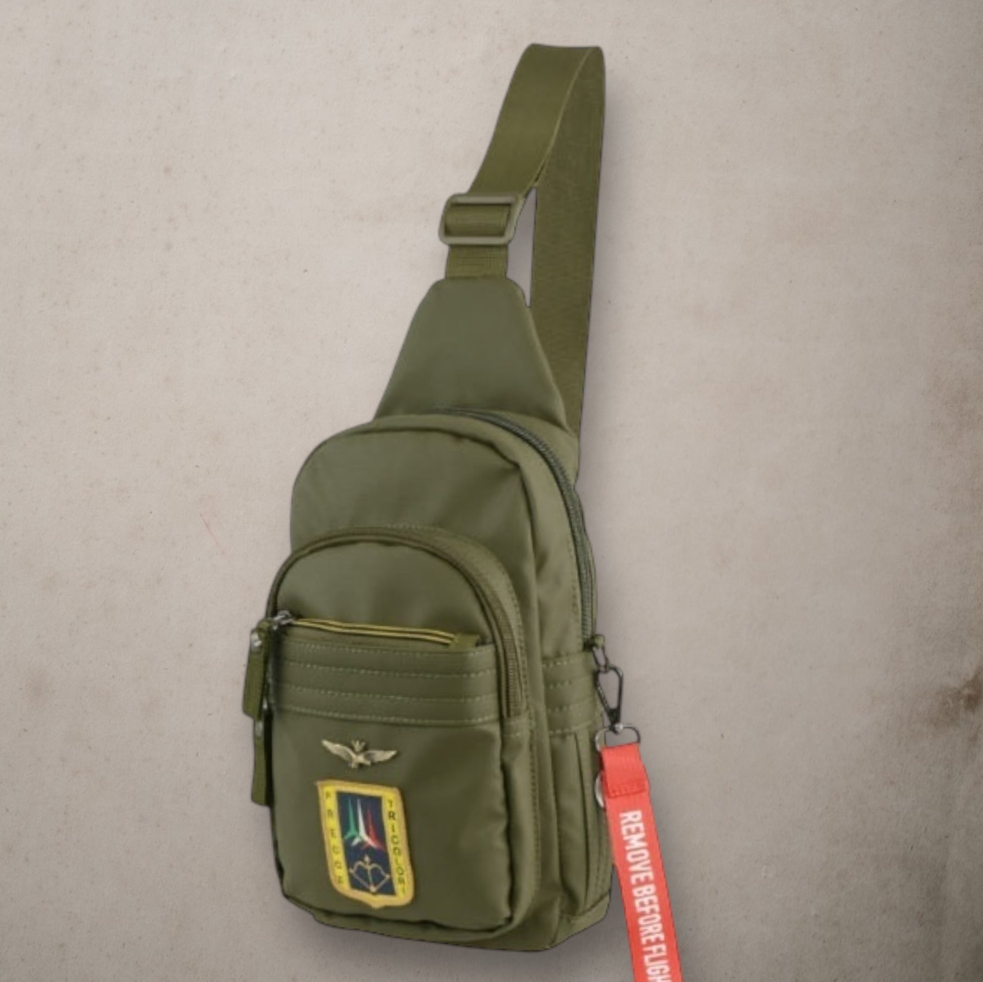 Zaino Monospalla Frecce  Verde - Vaturi