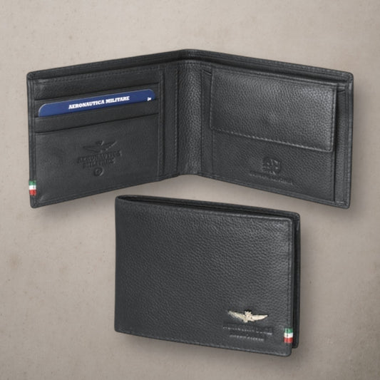 Aeronautica  Black  Purse Wallet - Vaturi