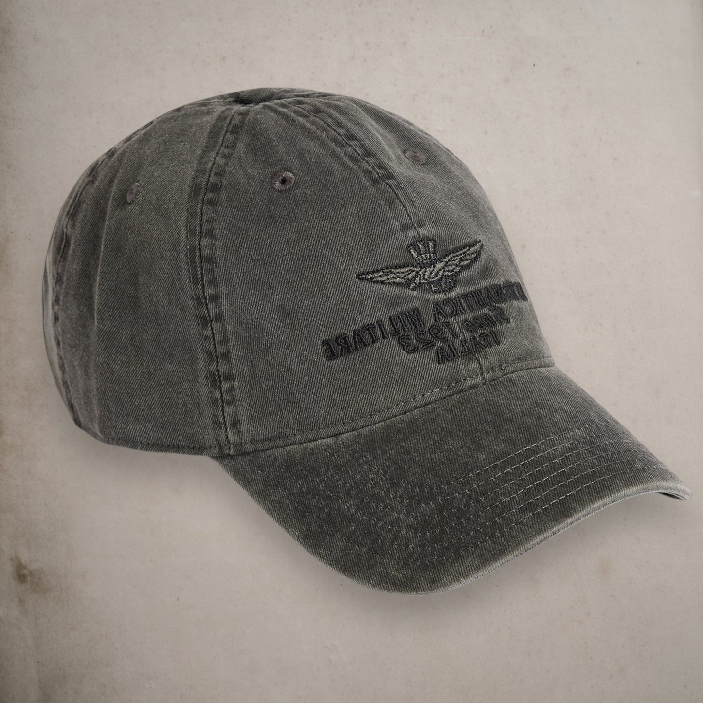 Hat 1102 Jet Black Stone Washed