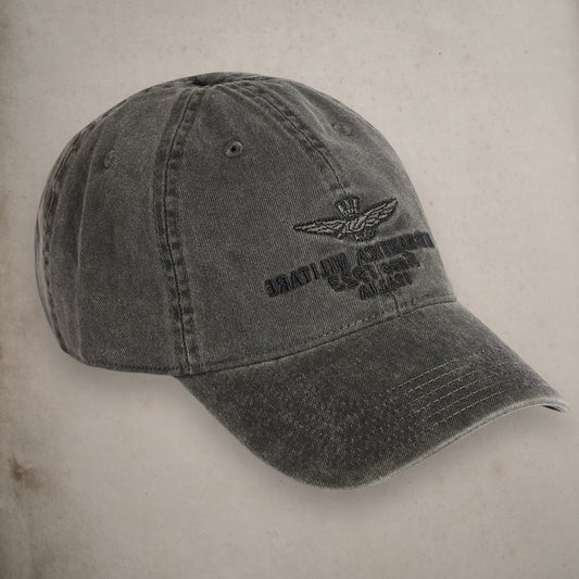 Hat 1102  Jet Black Stone Washed