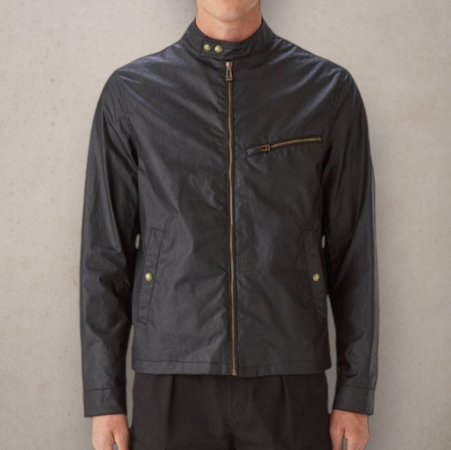 Giacca Walkham Cotone Cerato Verde Oliva