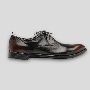 Black Brown Leather Derby Hive