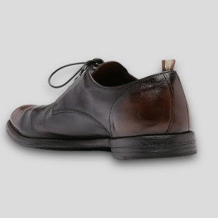 Black Brown Leather Derby Hive