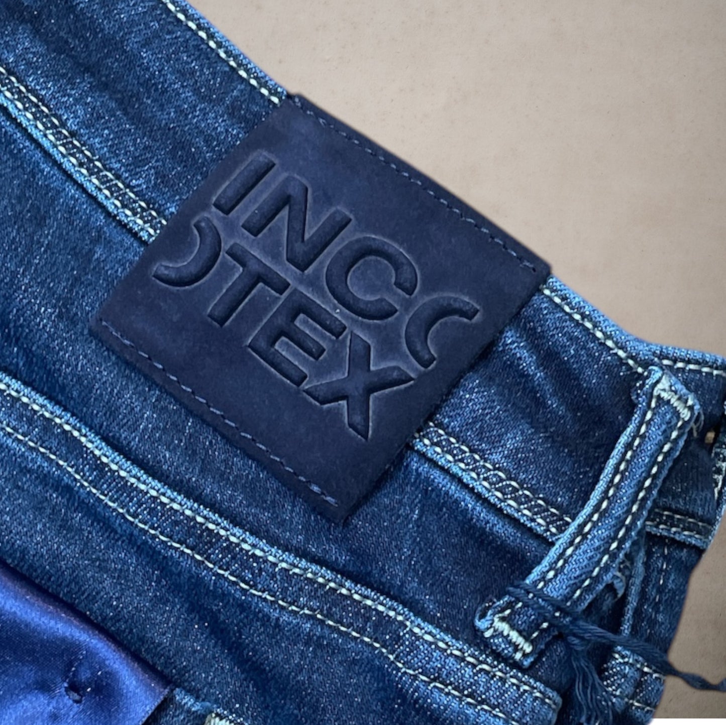 Jeans Incotex Dark  Navy -Navy  Label