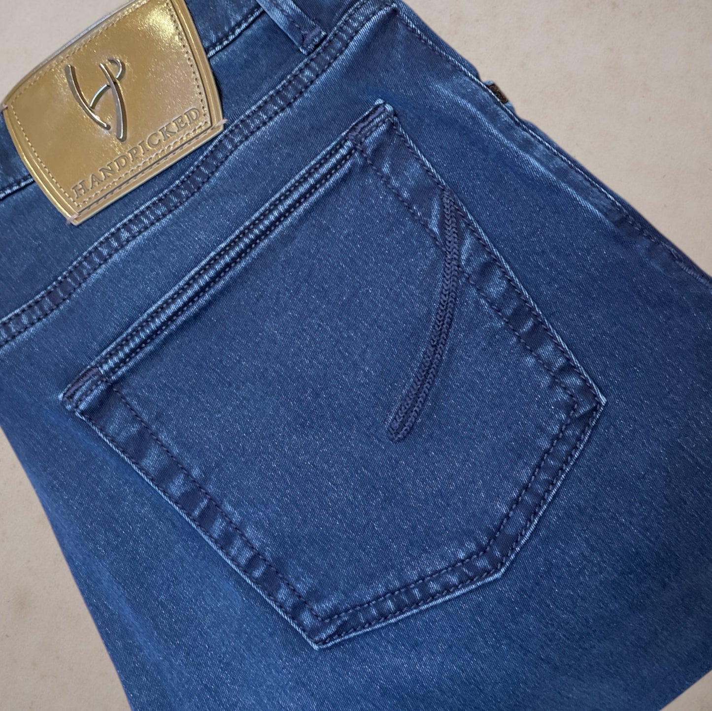 Handpicked Dark Navy Orvieto  Toupe Label Jeans