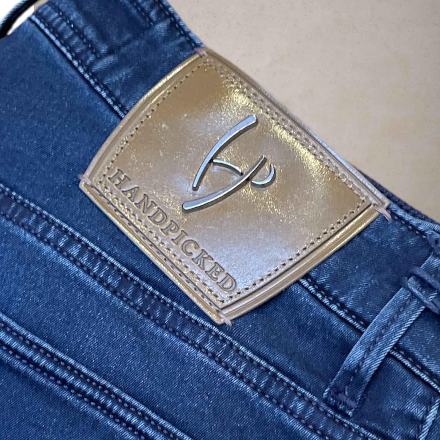 Handpicked Dark Navy Orvieto  Toupe Label Jeans