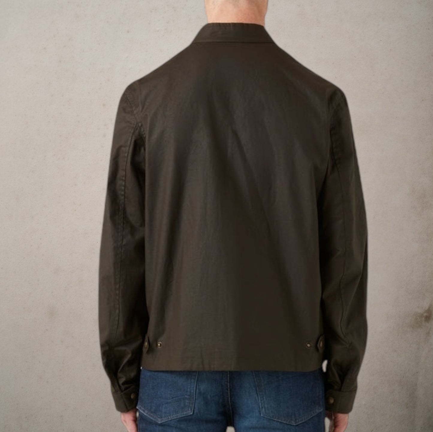 Walkham Jacket Waxed Cotton Olive Green
