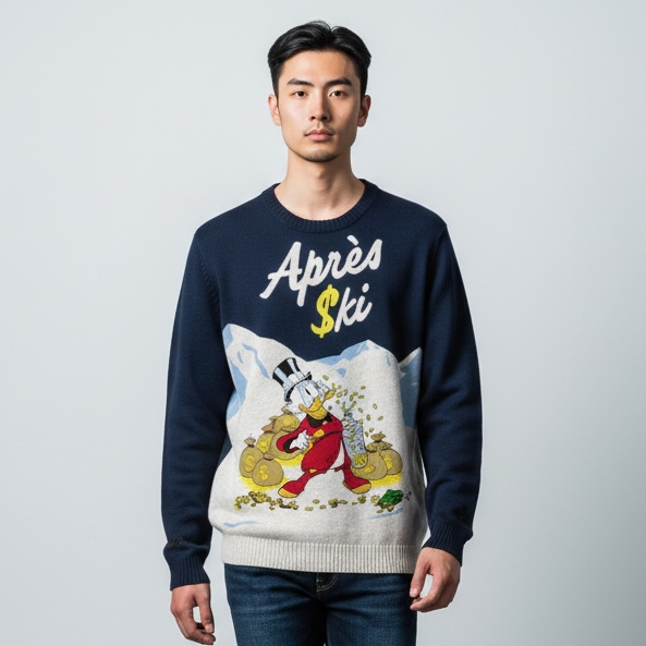 Maglione girocollo Milk Cortina 1983